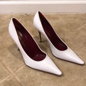 New Dolce & Gabbana White Pumps Sz 37.5